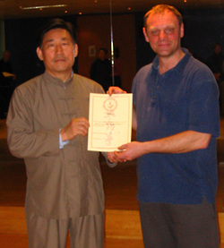 Adrian Murray and Master Chen Xiao Wang